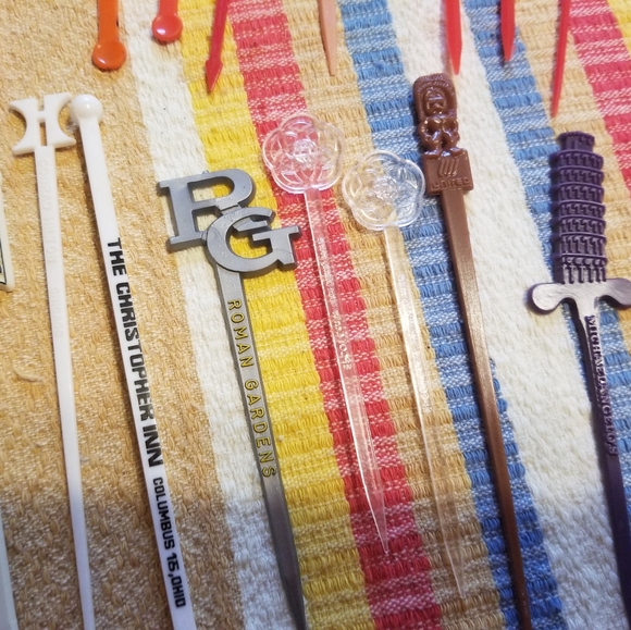 Vintage swizzle stick lot - Picture 2 of 5